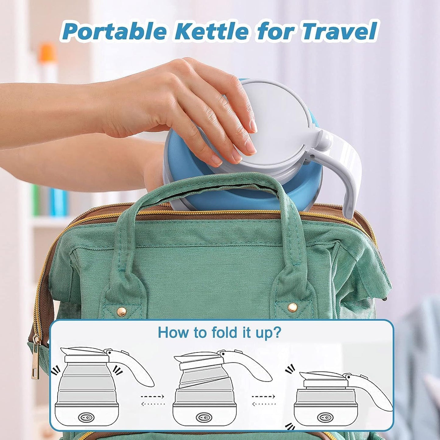 Foldable Electric Kettle for Trips